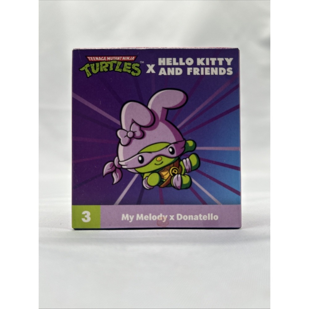 2025 McDonalds Teenage Mutant Ninja Turtles Hello Kitty MY MELODY X DONATELLO #3